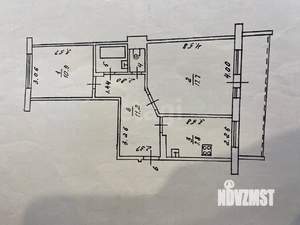 2-к квартира, вторичка, 51м2, 2/3 этаж