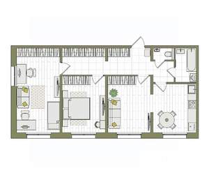 3-к квартира, вторичка, 76м2, 4/17 этаж