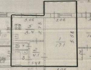 1-к квартира, вторичка, 34м2, 1/9 этаж