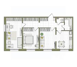 3-к квартира, вторичка, 76м2, 1/17 этаж