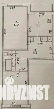 2-к квартира, вторичка, 56м2, 5/5 этаж