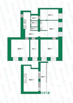 4-к квартира, вторичка, 128м2, 2/4 этаж