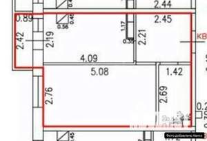 1-к квартира, вторичка, 32м2, 2/5 этаж