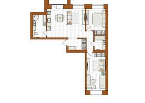 3-к квартира, вторичка, 76м2, 2/12 этаж