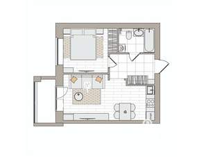 2-к квартира, вторичка, 43м2, 6/6 этаж