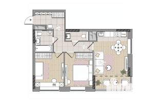 3-к квартира, вторичка, 65м2, 8/17 этаж