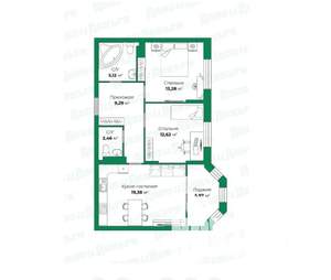 3-к квартира, вторичка, 65м2, 7/17 этаж