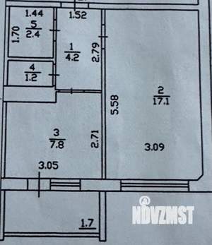 1-к квартира, вторичка, 33м2, 3/9 этаж
