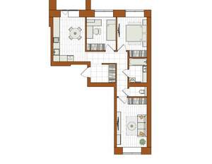 3-к квартира, вторичка, 65м2, 1/12 этаж