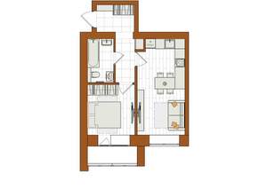2-к квартира, вторичка, 39м2, 2/12 этаж