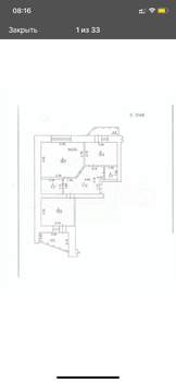 2-к квартира, вторичка, 61м2, 5/6 этаж