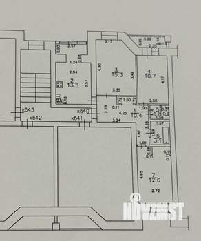 3-к квартира, вторичка, 67м2, 4/5 этаж