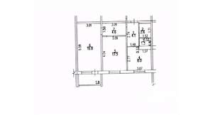 2-к квартира, вторичка, 50м2, 2/10 этаж