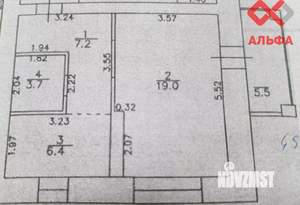 1-к квартира, вторичка, 36м2, 8/9 этаж