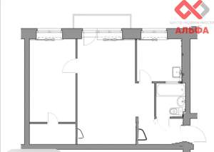 2-к квартира, вторичка, 45м2, 3/5 этаж