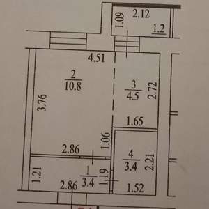 Студия квартира, вторичка, 23м2, 5/5 этаж