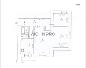 3-к квартира, вторичка, 68м2, 7/14 этаж