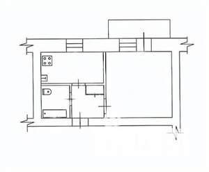 1-к квартира, вторичка, 23м2, 5/5 этаж
