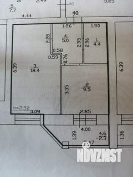 1-к квартира, вторичка, 37м2, 9/10 этаж