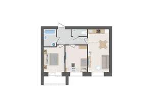3-к квартира, вторичка, 52м2, 3/9 этаж