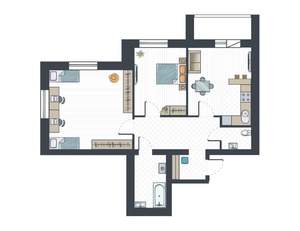 3-к квартира, вторичка, 80м2, 10/12 этаж