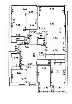 4-к квартира, вторичка, 184м2, 13/15 этаж