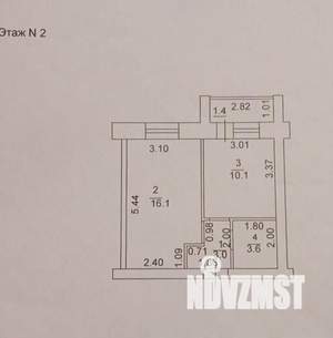 1-к квартира, вторичка, 32м2, 2/3 этаж