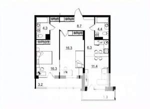 3-к квартира, вторичка, 72м2, 10/11 этаж